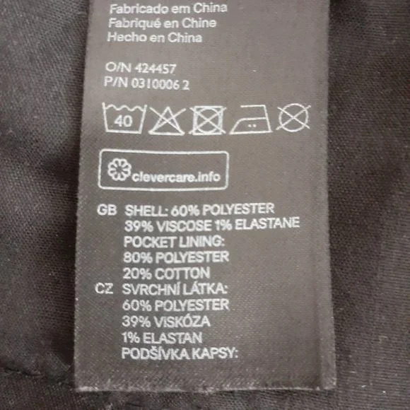 H&M Tweed Ankle Pants with black trim Size 6 - Picture 10 of 10